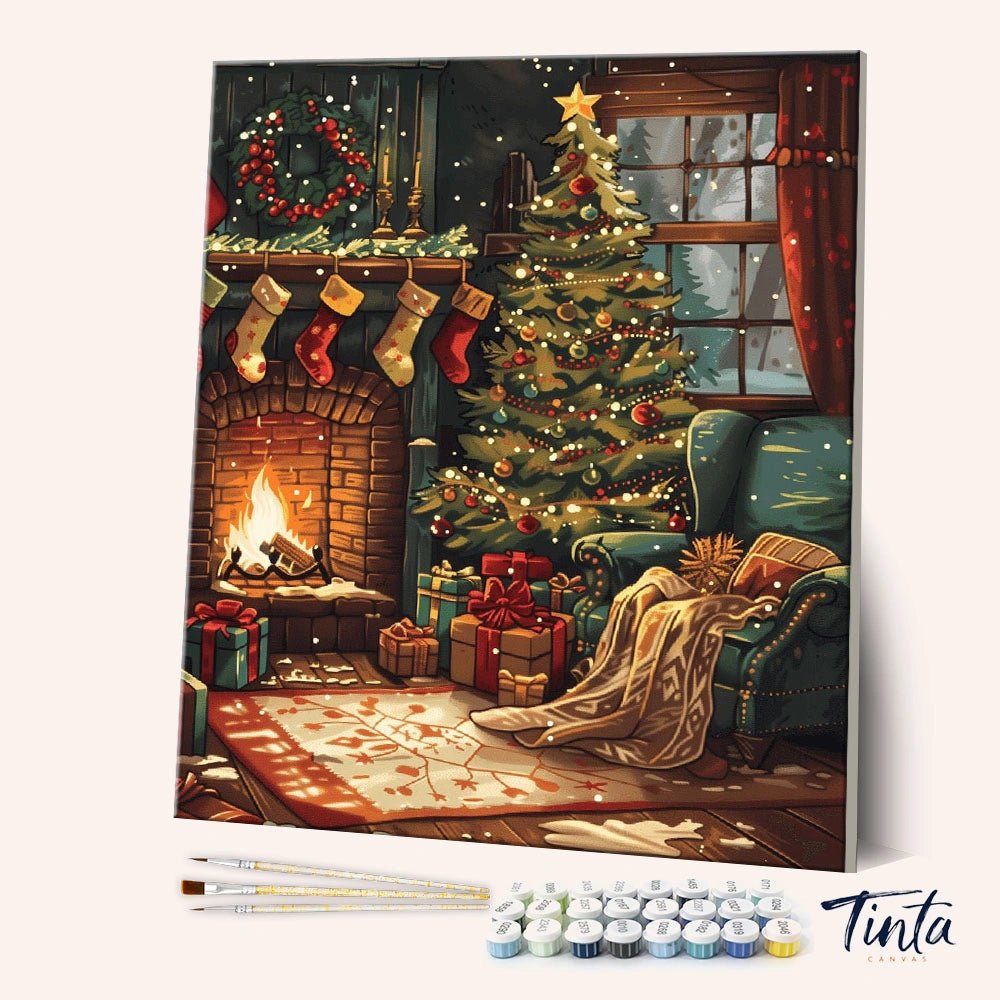 Navidad junto al fuego