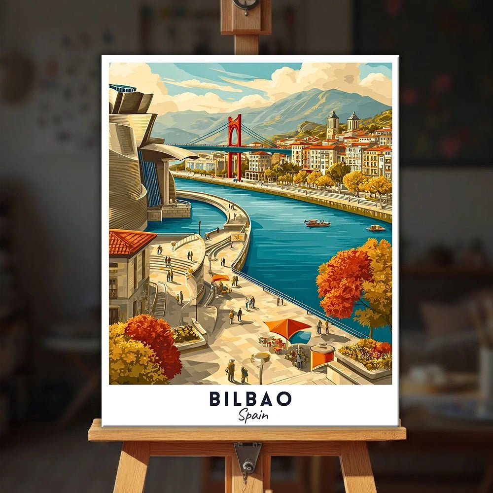 Bilbao - Cartel de viaje