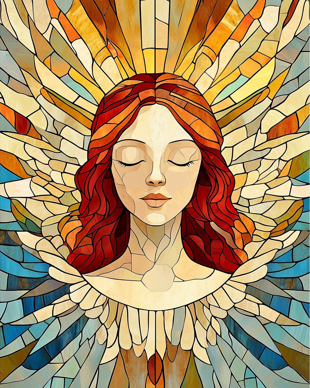 Angel of Light paint by numbers kit