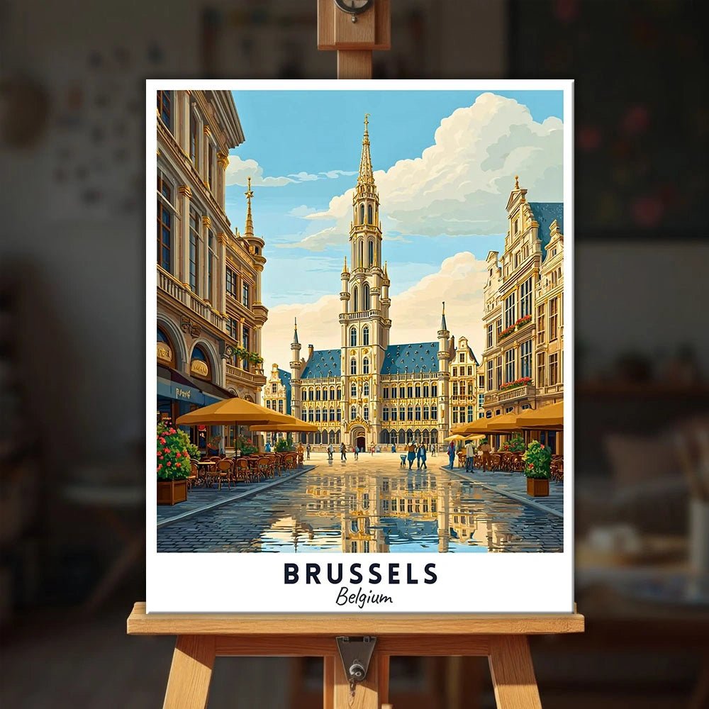 Bruselas - Póster de viaje