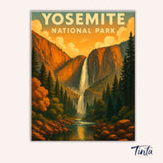 Yosemite National Park paint by numbers kit