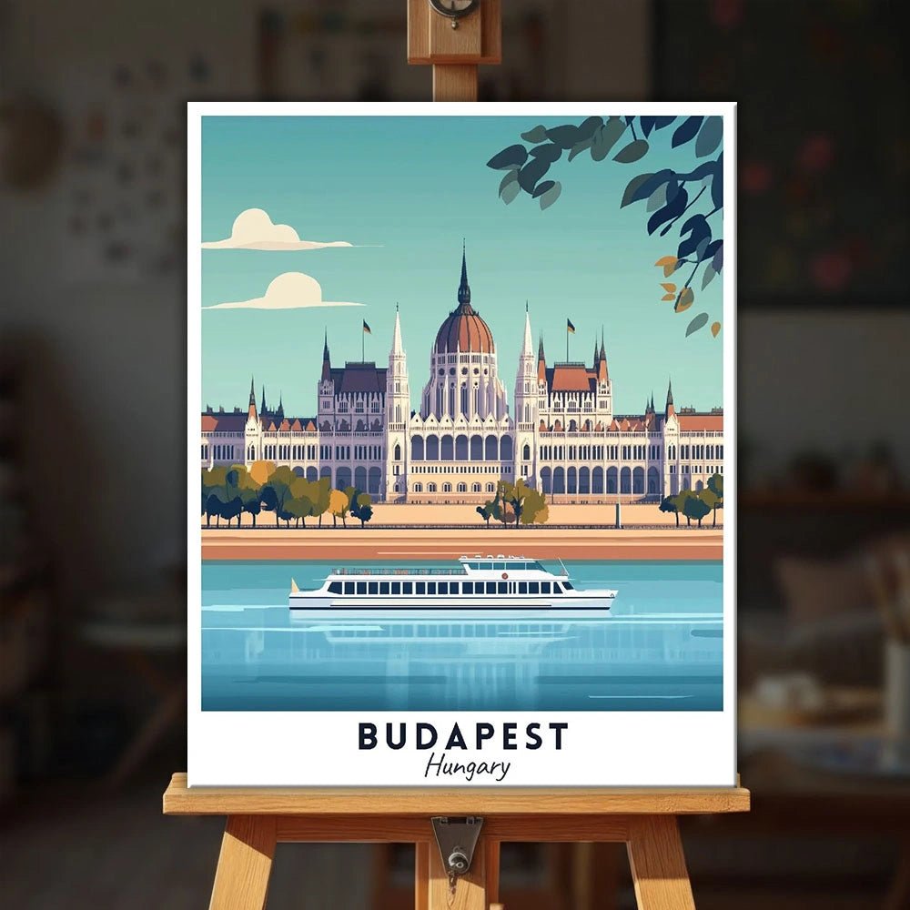 Budapest - Póster de viaje