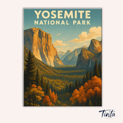 Yosemite National Park paint by numbers kit