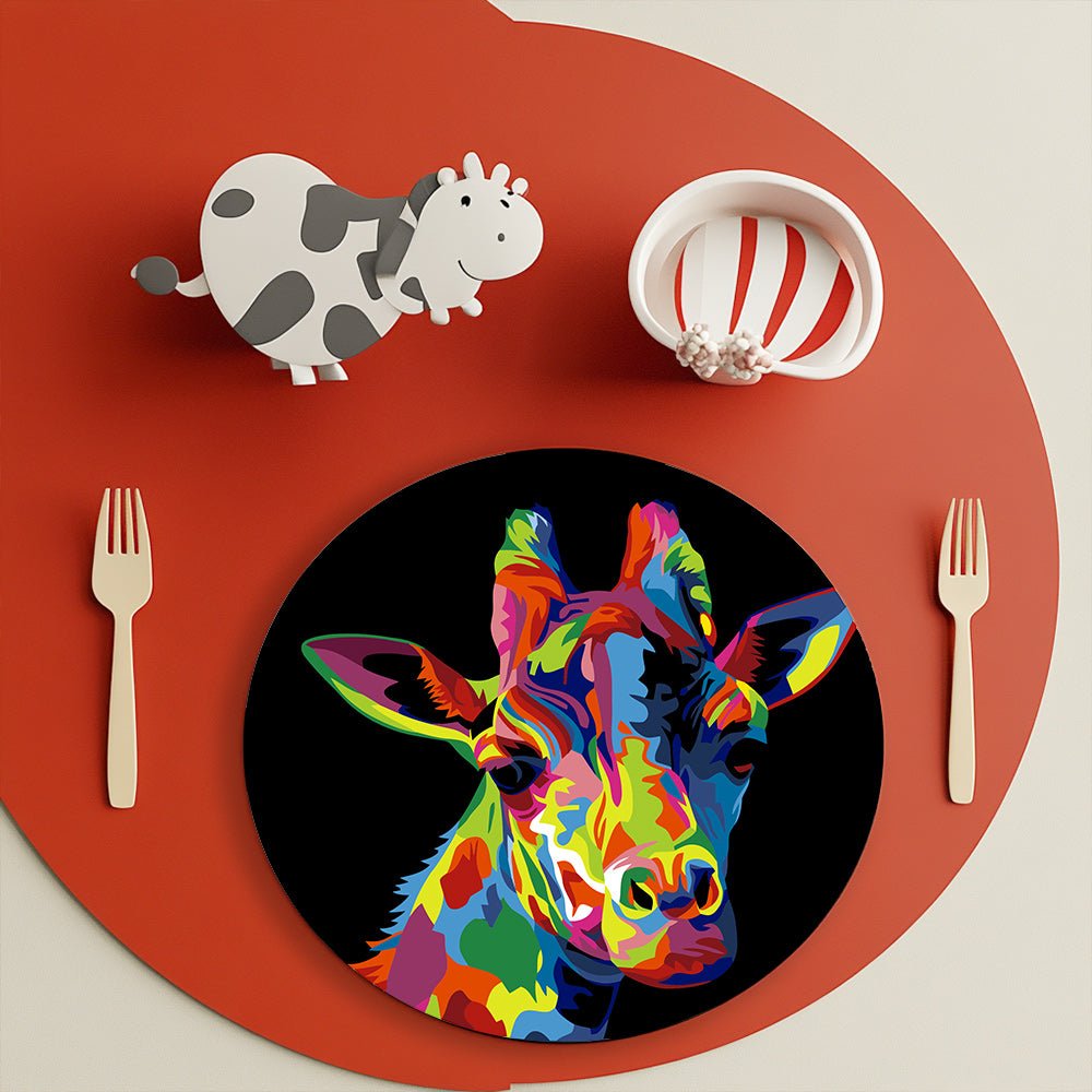 Neon Wildlife (6 Pieces) paint by numbers kit