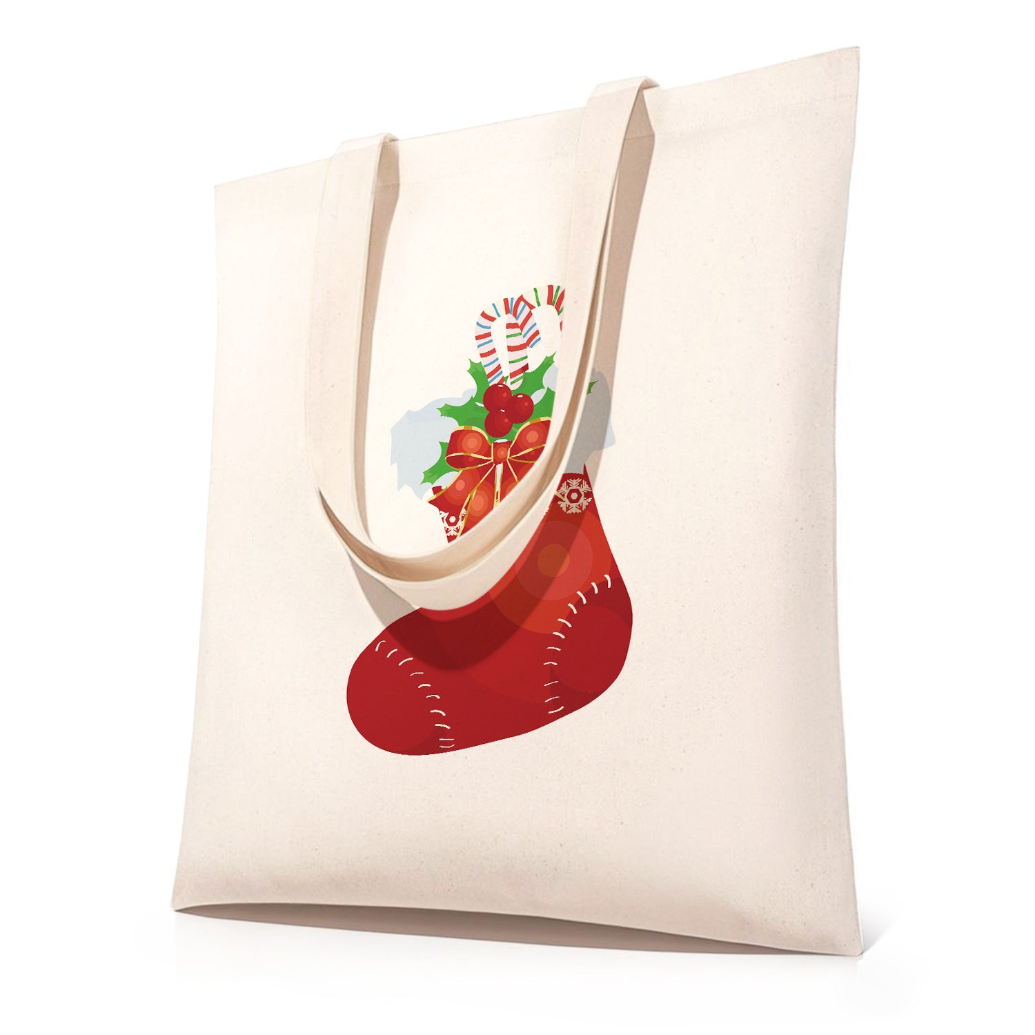 Festive Stocking Carry Bag paint by numbers kit