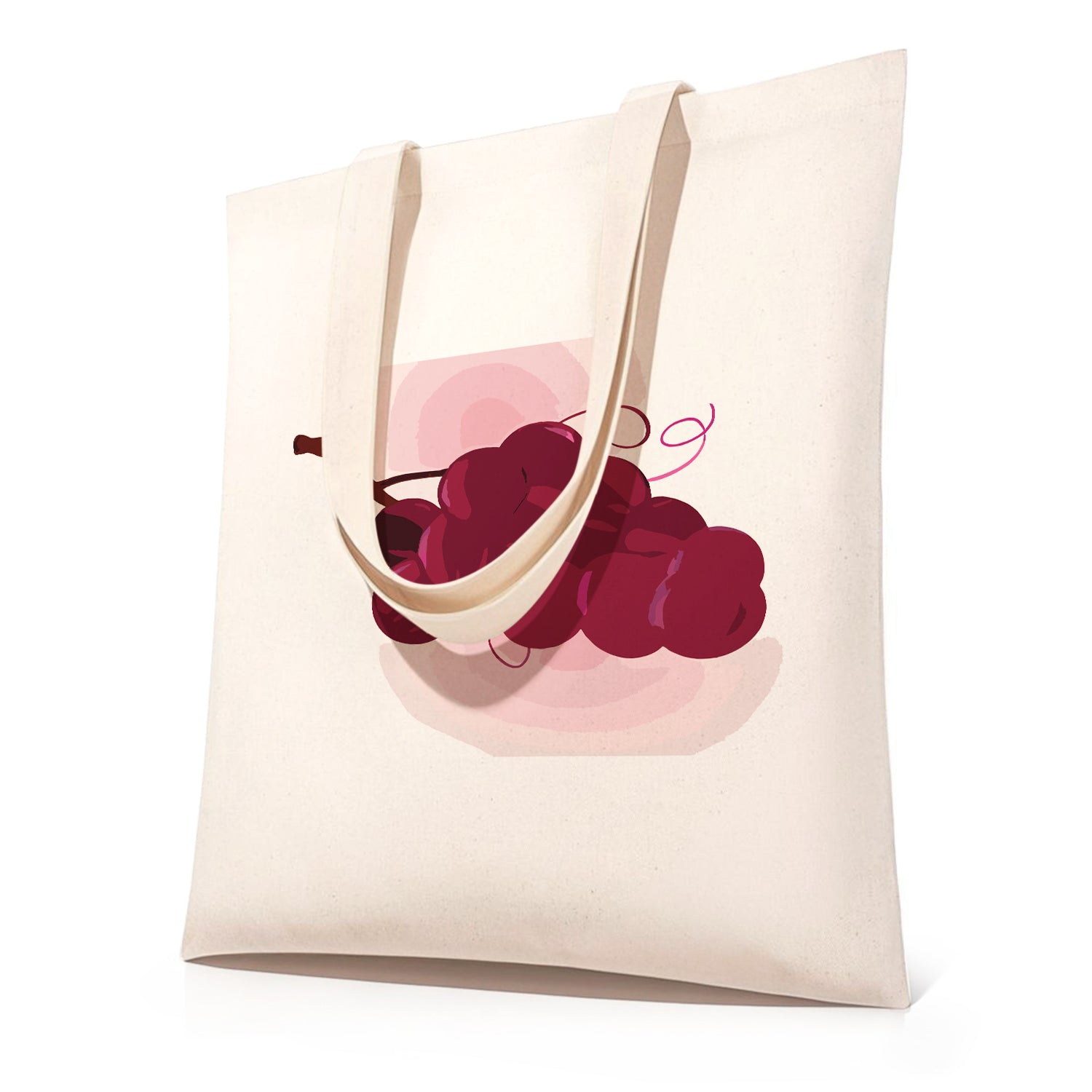 Velvet Grapes Carry Bag paint by numbers kit