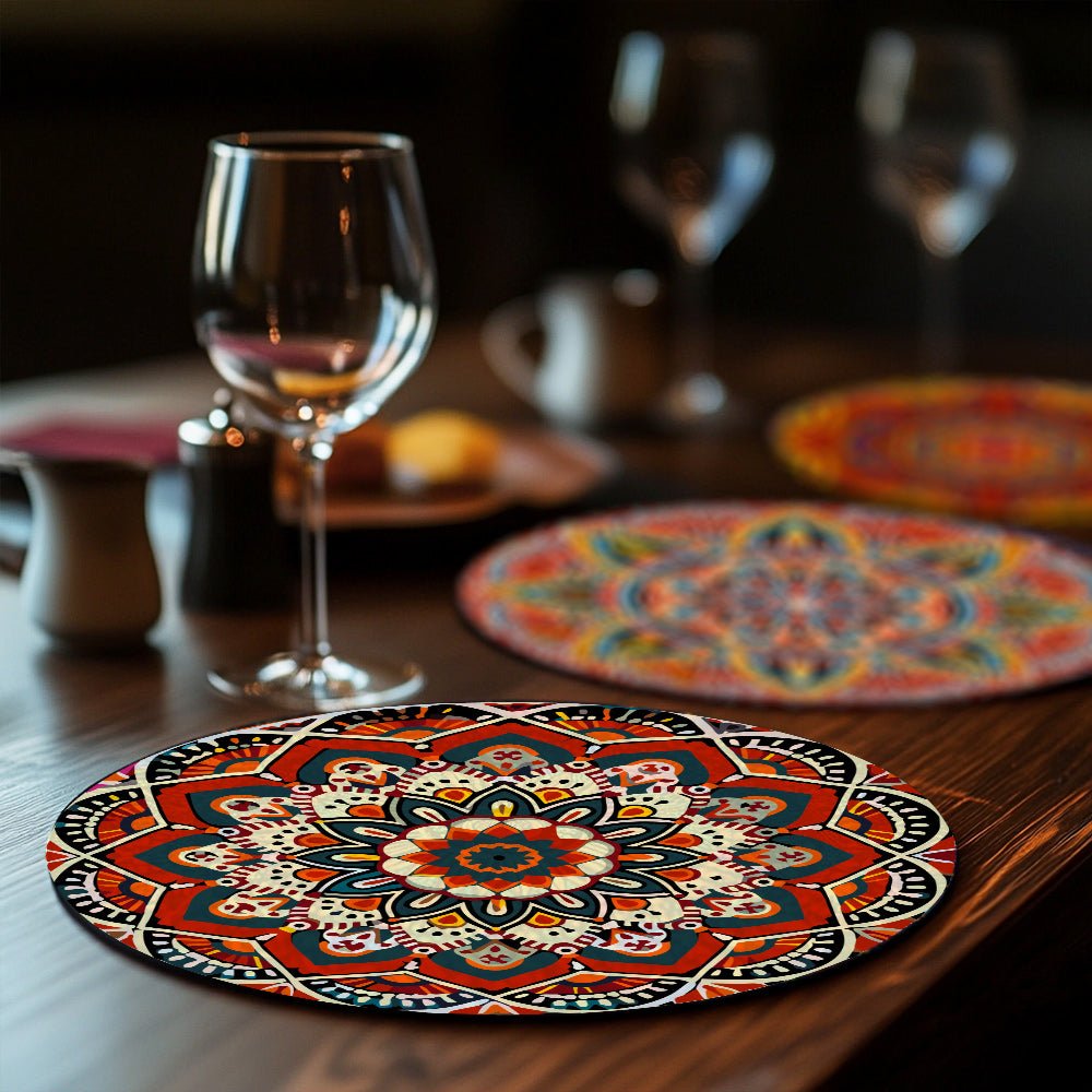 Radiant Mandala (6 Pieces) paint by numbers kit