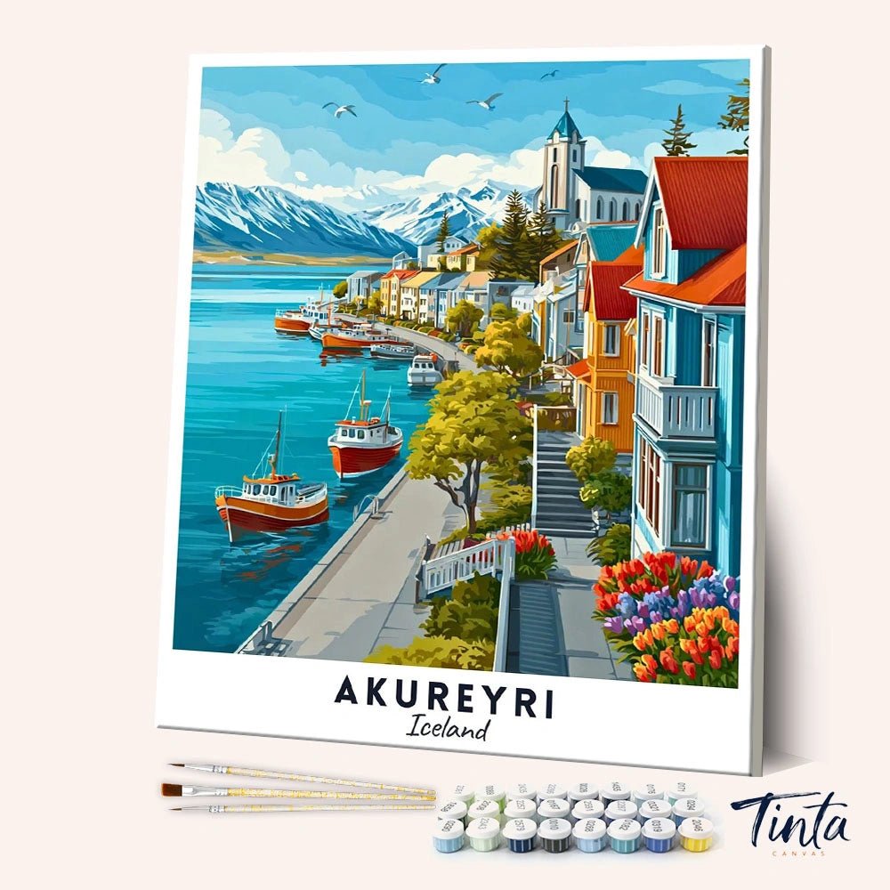 Akureyri - Póster de viaje