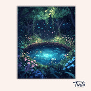 The Hidden Glow paint by numbers kit