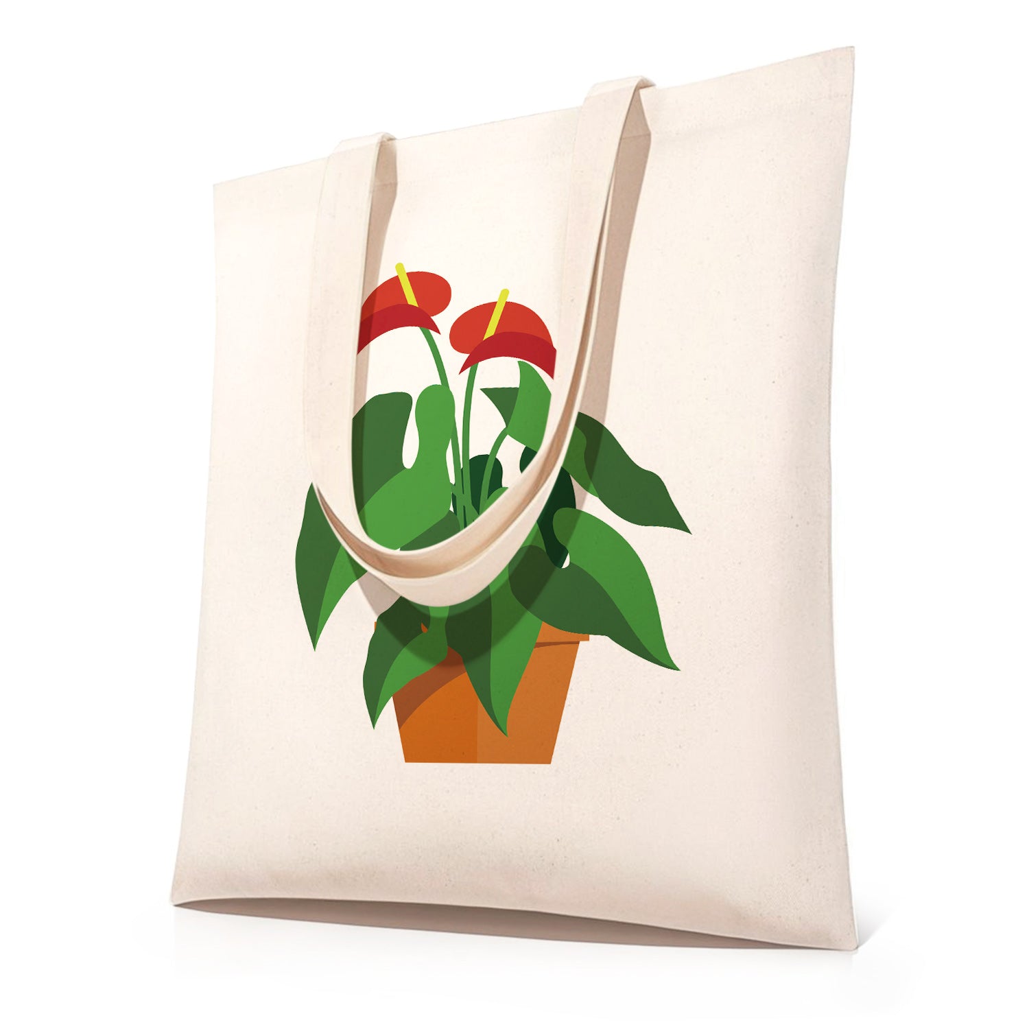 Anthurium Plant Carry Bag paint by numbers kit
