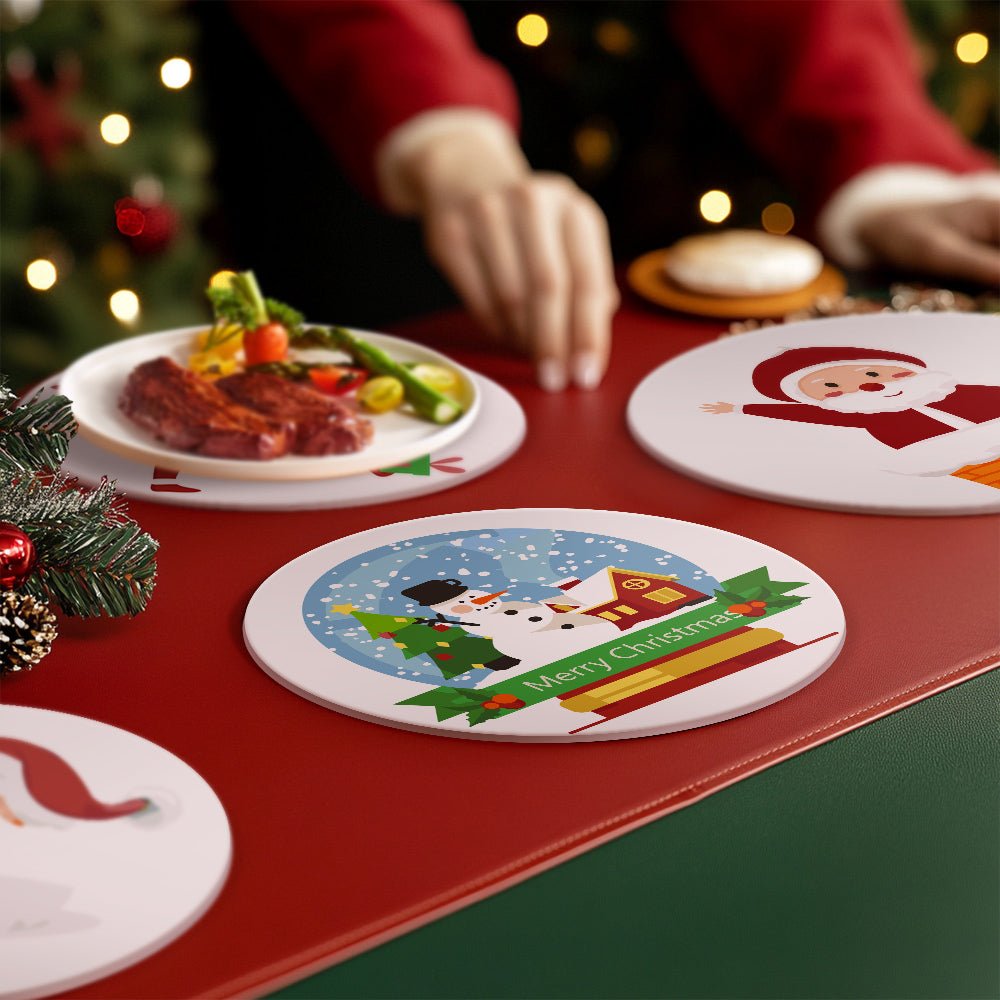 Santa’s Merry Moments (4 Pieces) paint by numbers kit