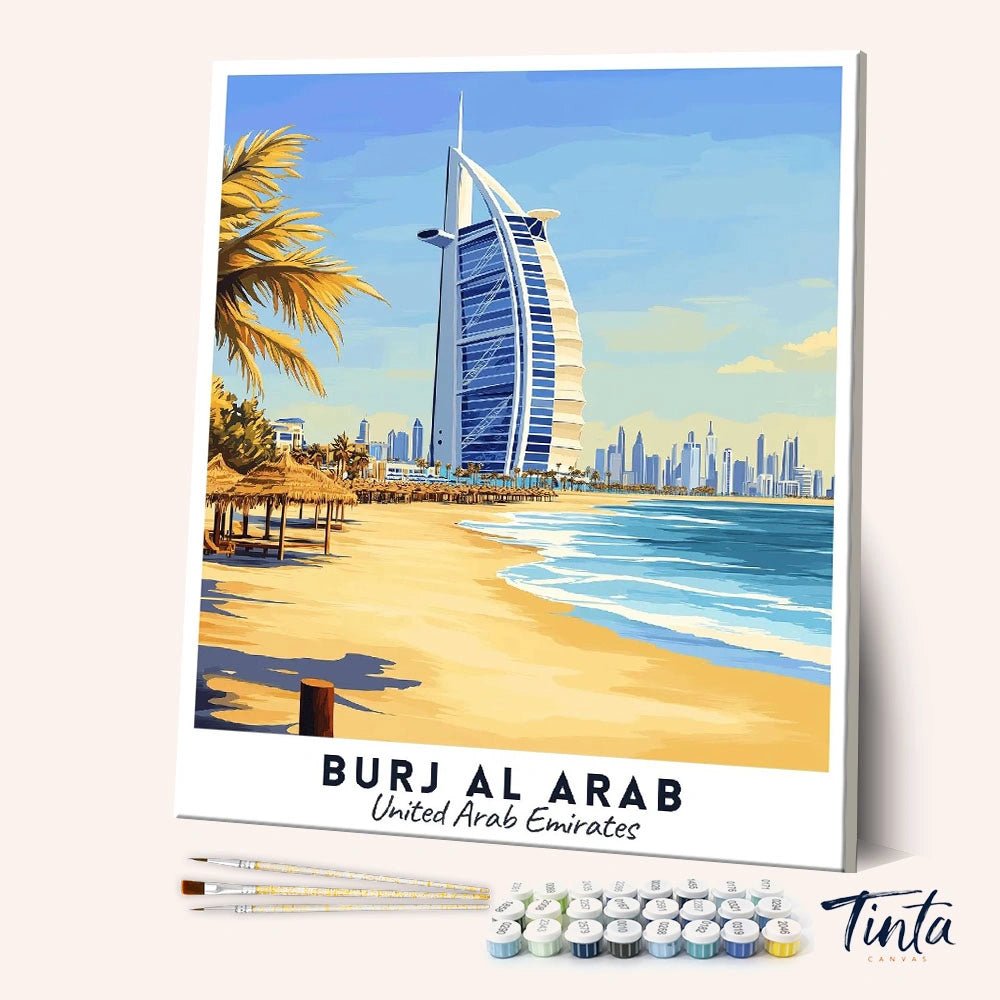 Burj Al Arab - Póster de viaje