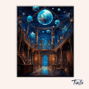The Astral Archive paint by numbers kit