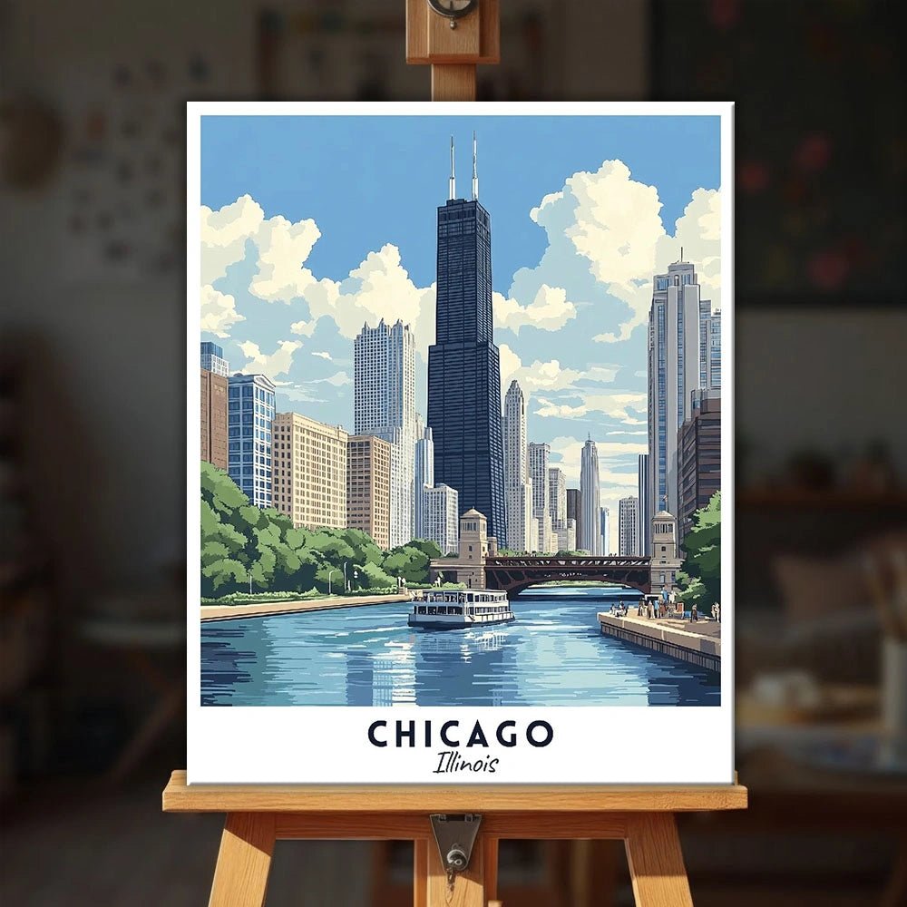 Chicago - Póster de viaje