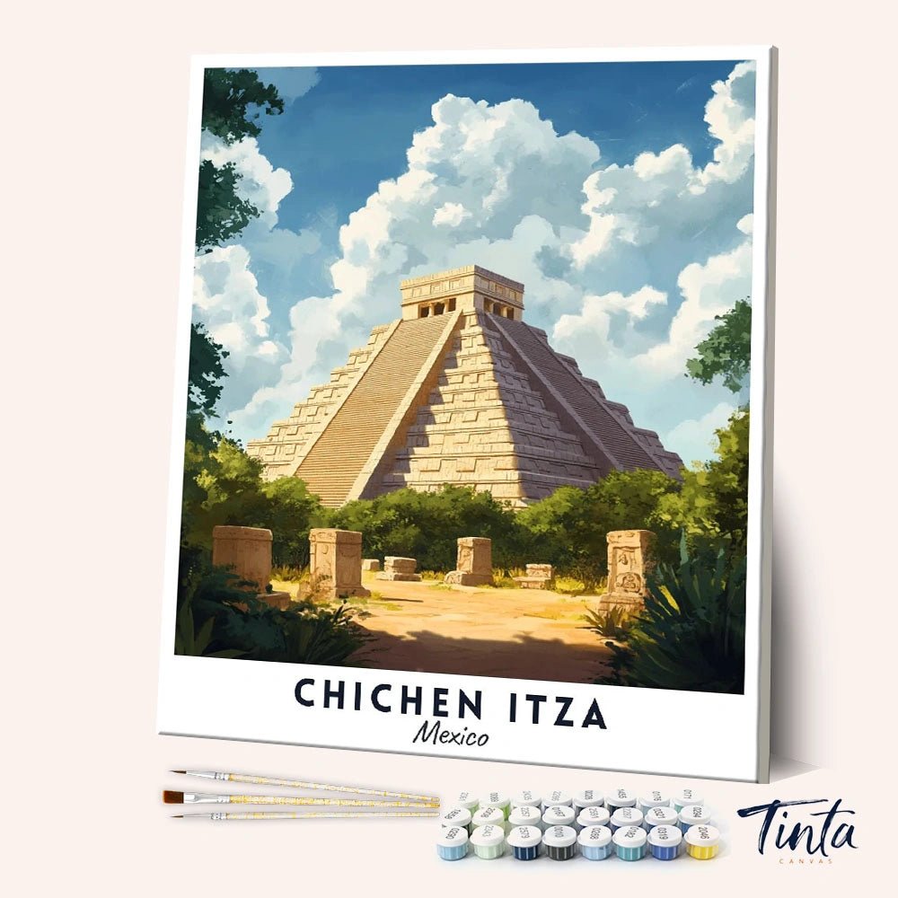 Chichén Itzá - Póster de viaje