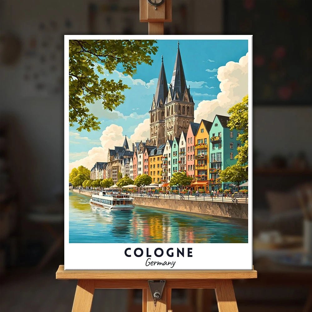 Póster de viaje de Colonia