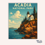 Acadia National Park paint by numbers kit