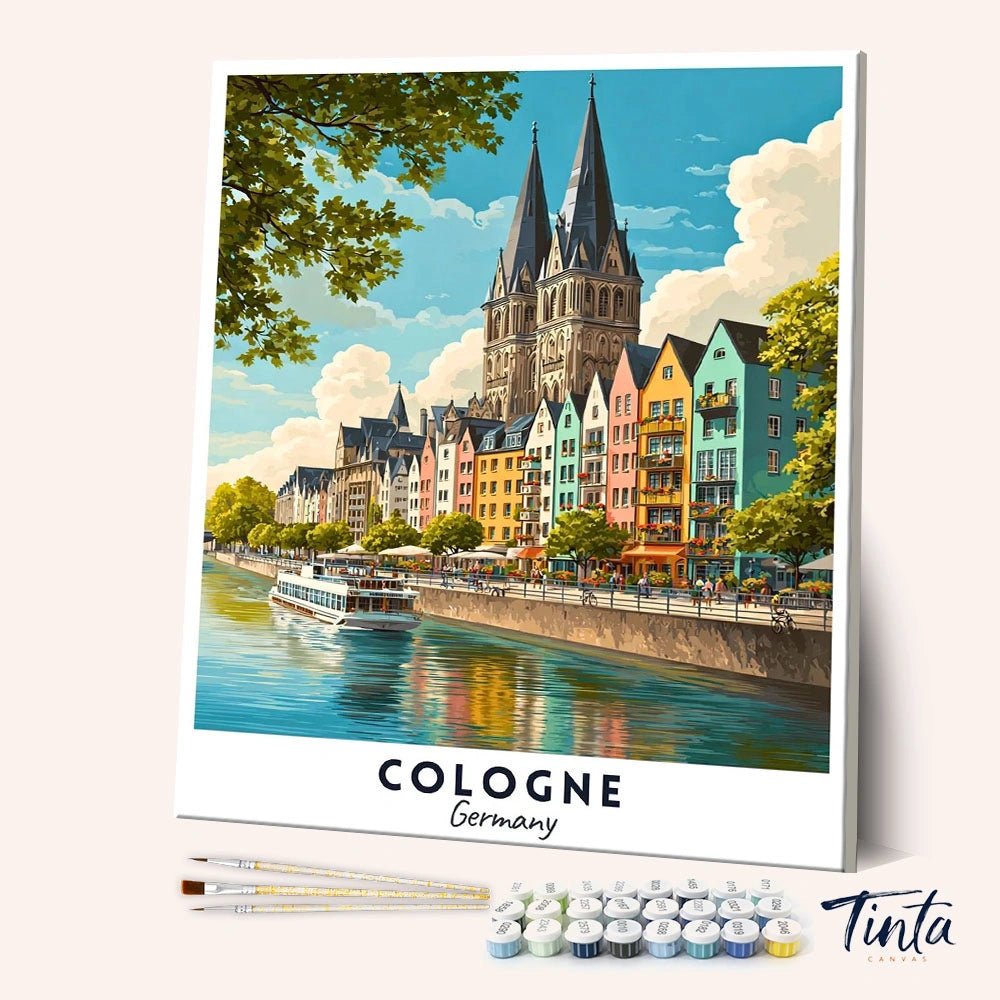Póster de viaje de Colonia