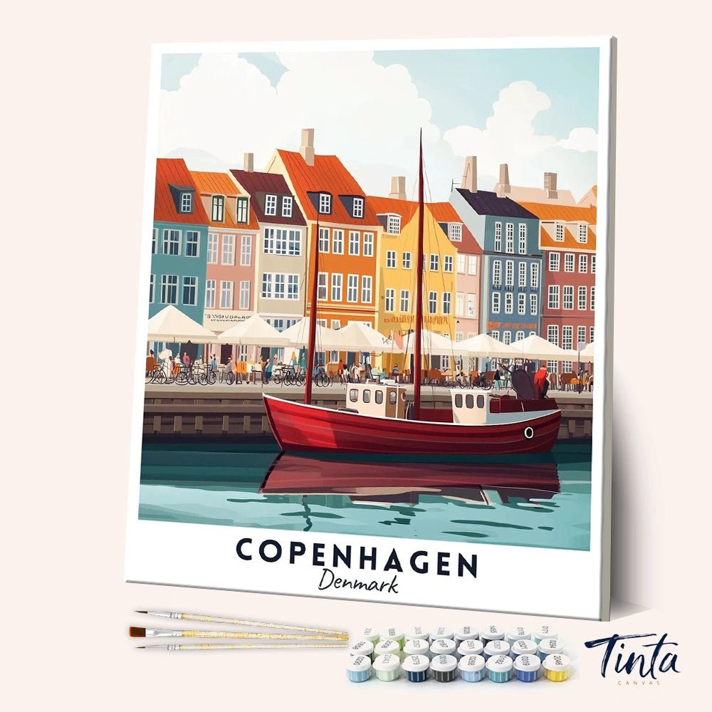 Copenhague - Póster de viaje