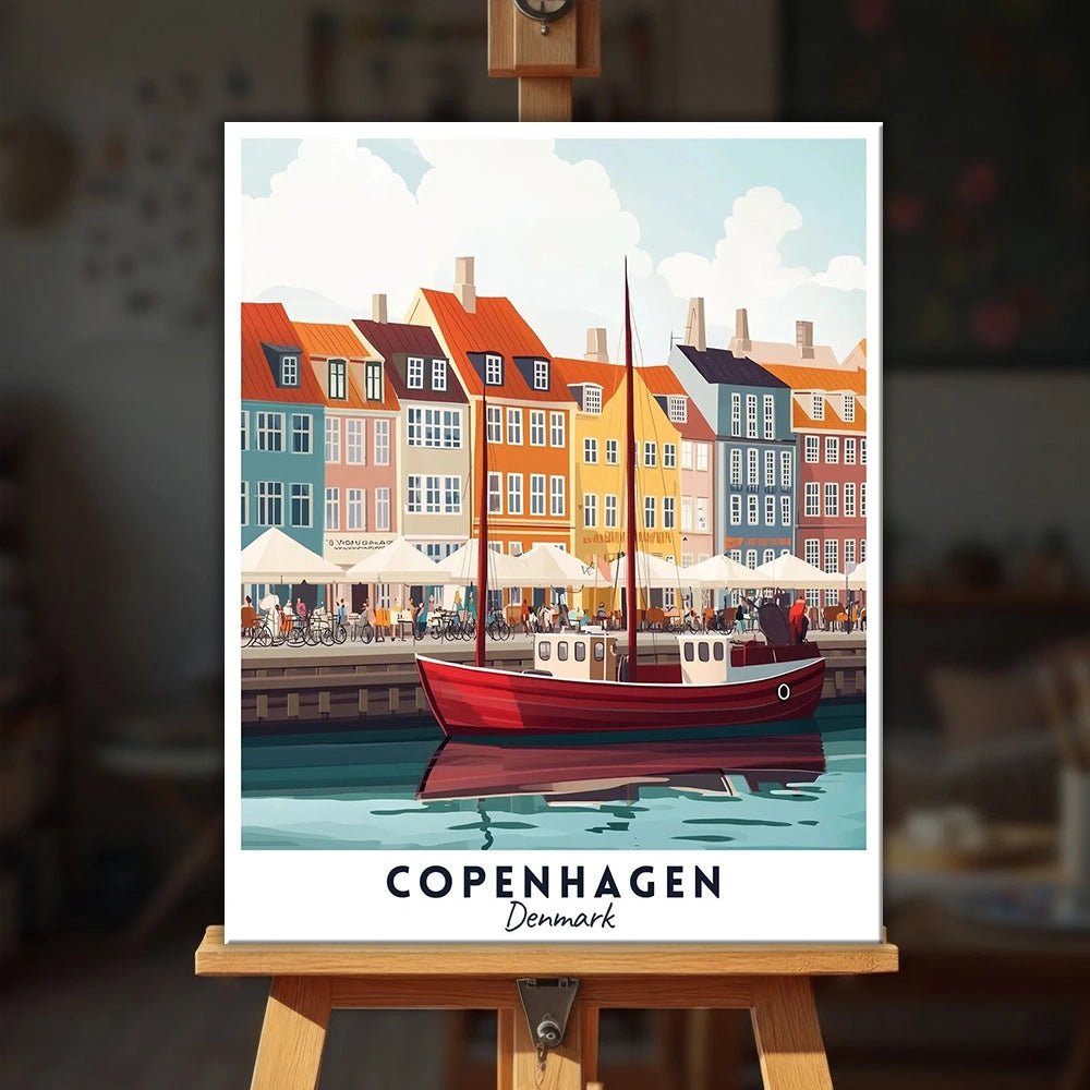 Copenhague - Póster de viaje
