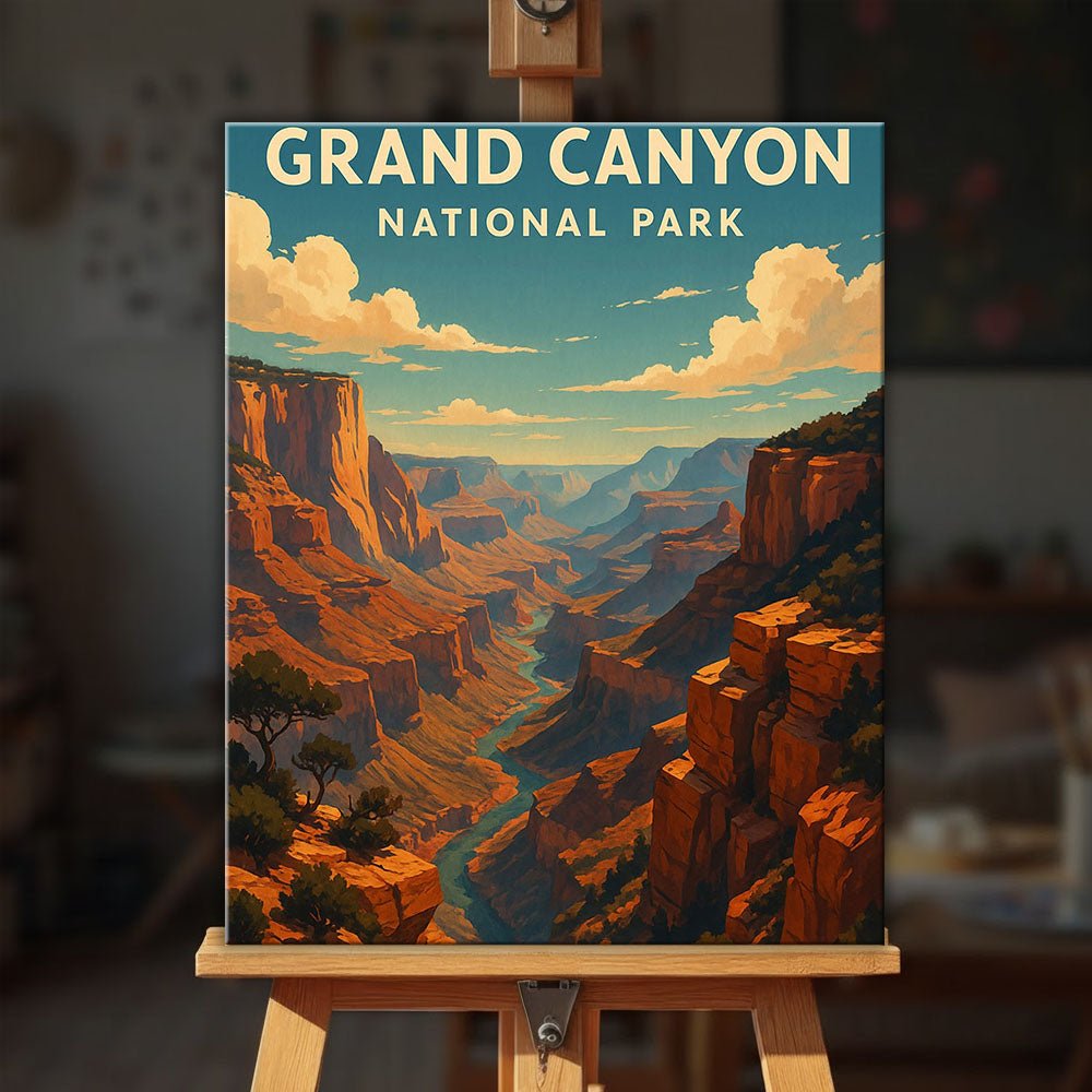 Grand Canyon National Park paint by numbers kit