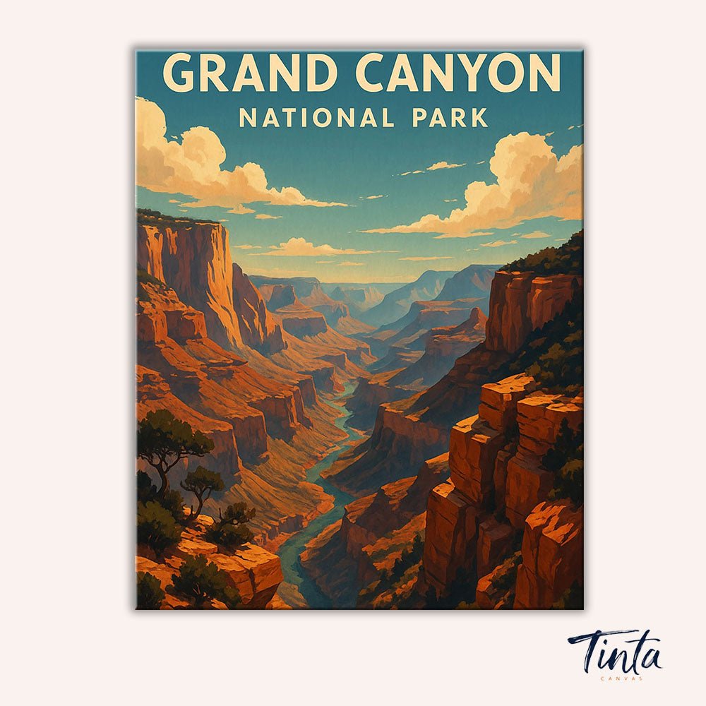Grand Canyon National Park paint by numbers kit