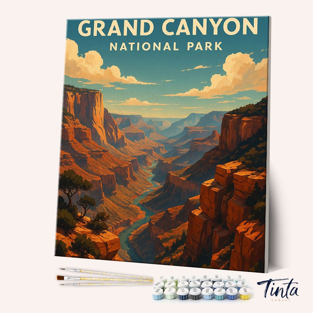 Grand Canyon National Park paint by numbers kit
