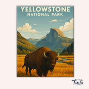 Yellowstone National Park paint by numbers kit
