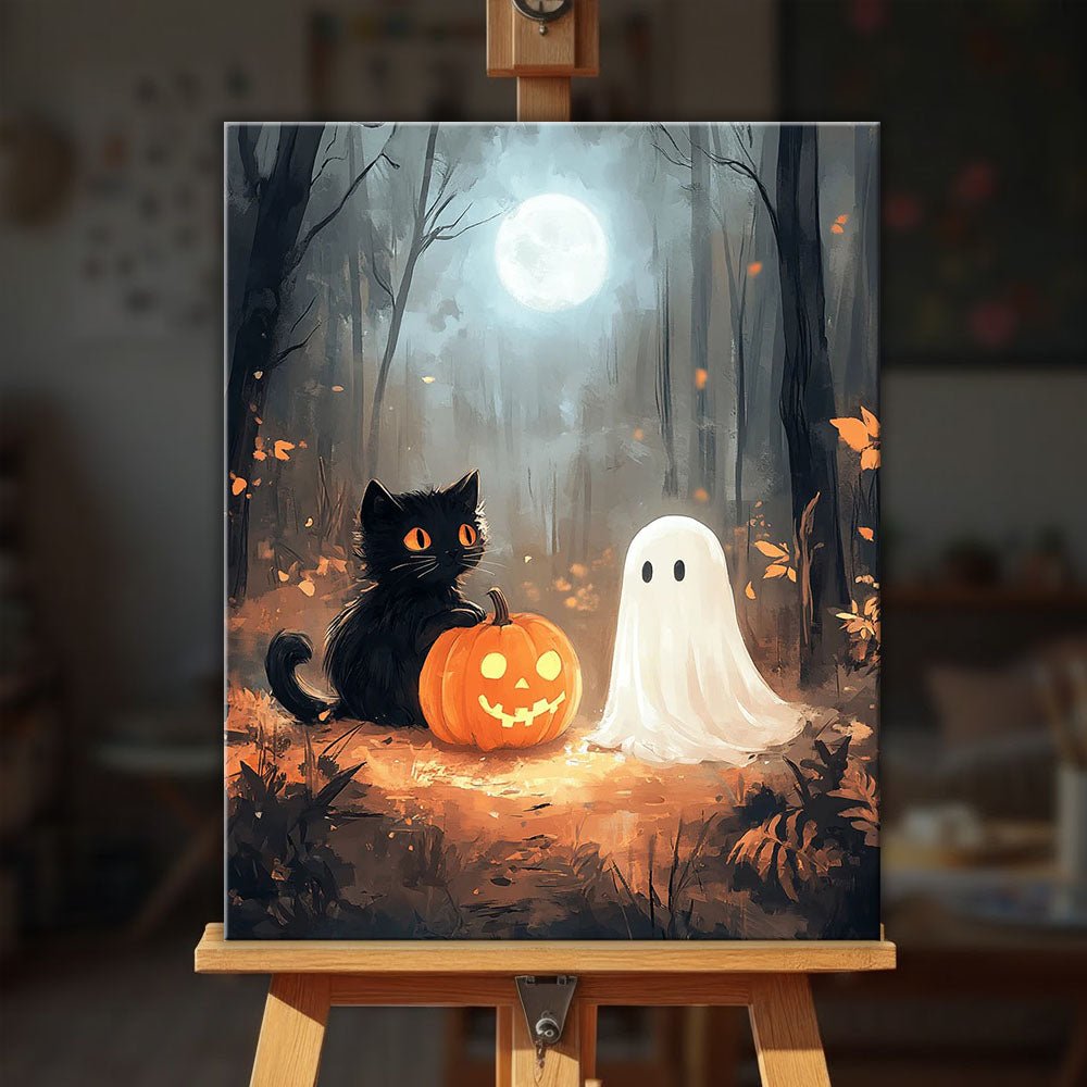 Pumpkin Patch Pals paint by numbers kit