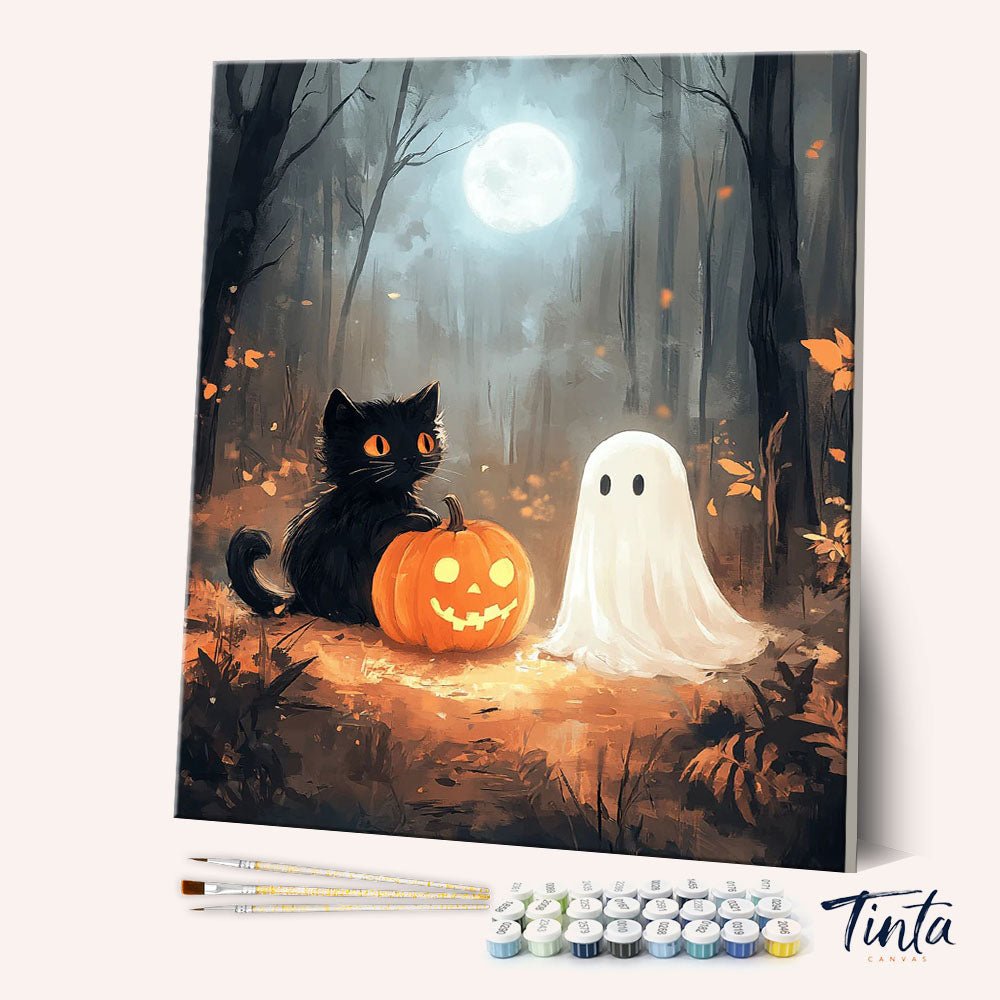 Pumpkin Patch Pals paint by numbers kit