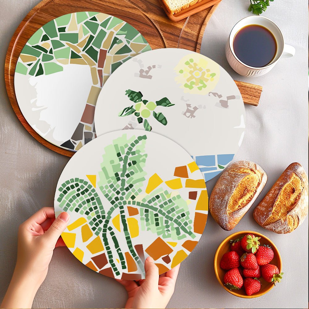 Sunstone Palms (6 Pieces) paint by numbers kit