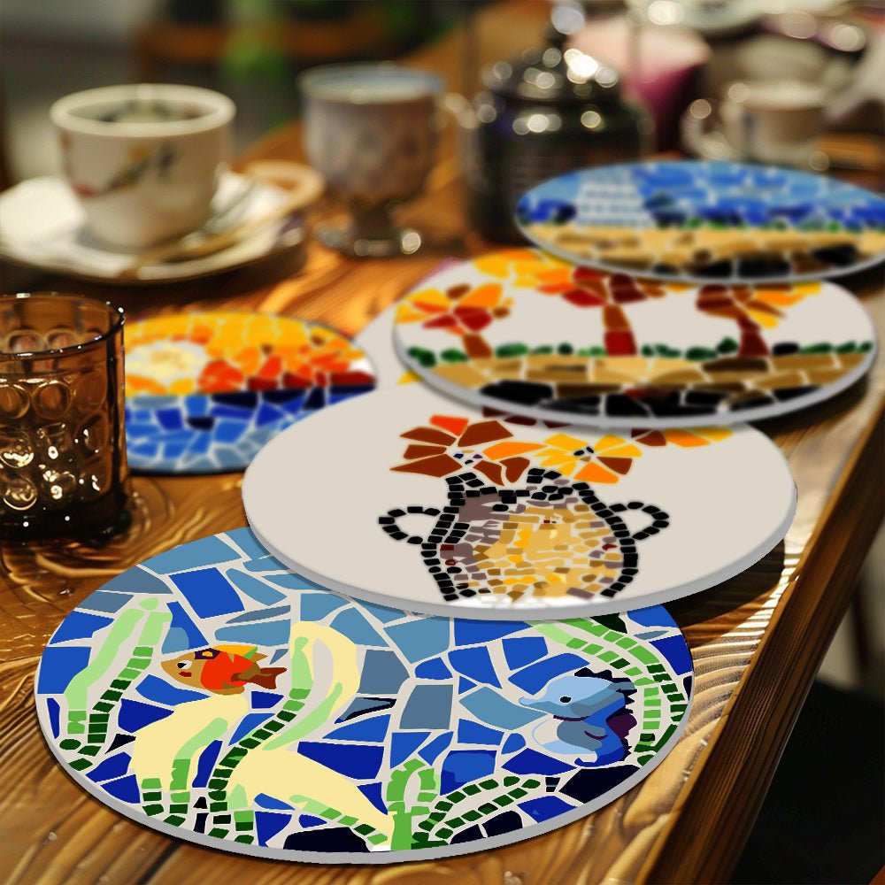 Mosaic Storyscapes (6 Pieces) paint by numbers kit