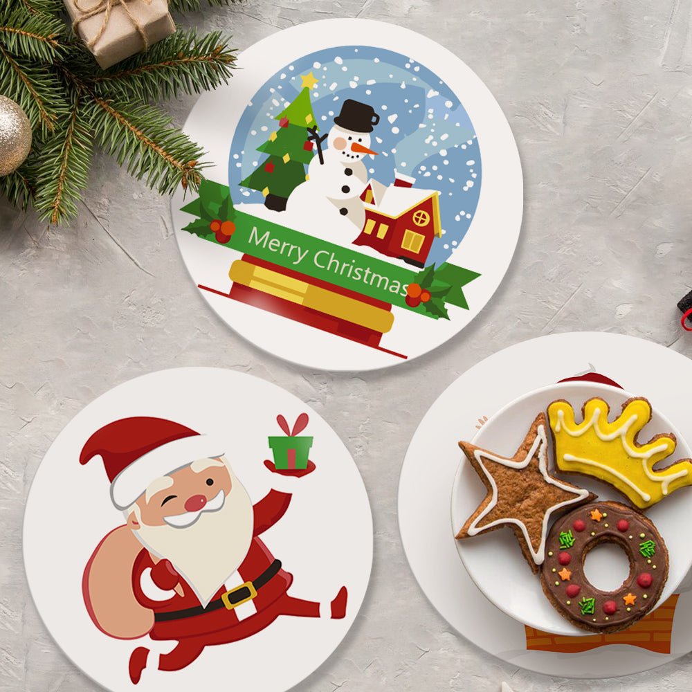 Santa’s Merry Moments (4 Pieces) paint by numbers kit