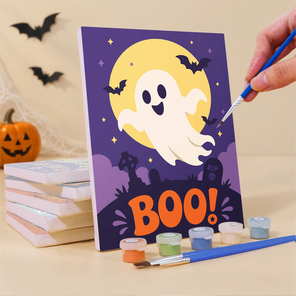 Spooky Sayings - Mini Paint by Numbers (6 Pieces)
