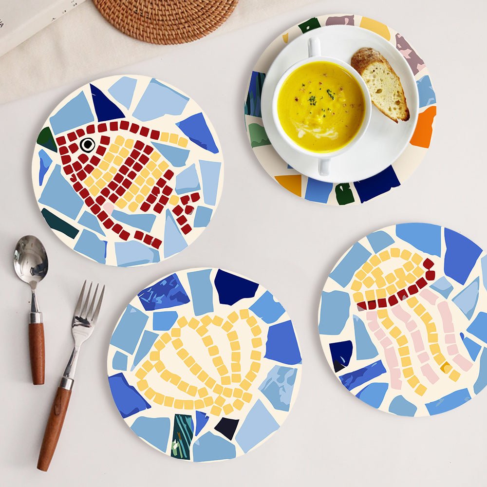 Azure Tides (6 Pieces) paint by numbers kit