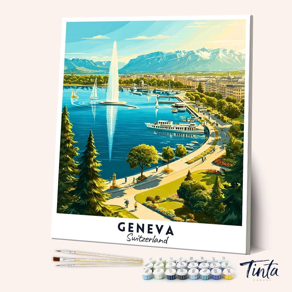 Ginebra - Póster de viaje