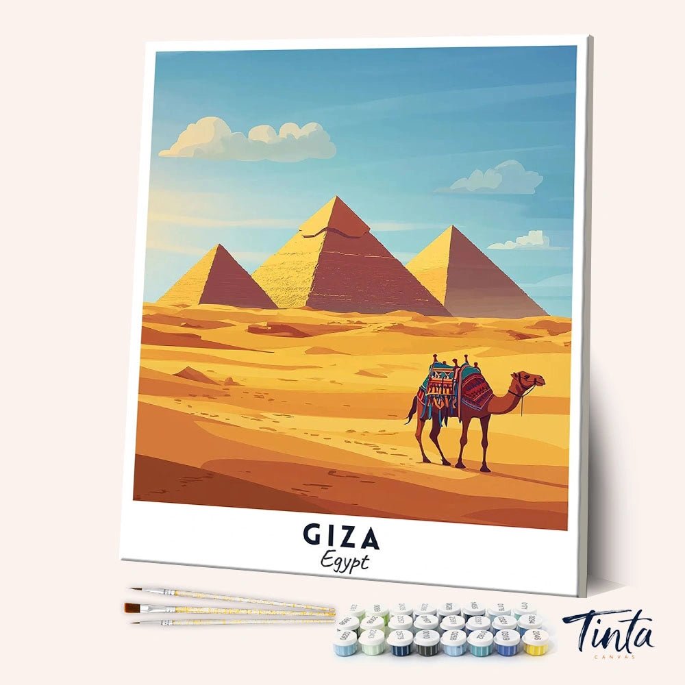 Giza - Póster de viaje