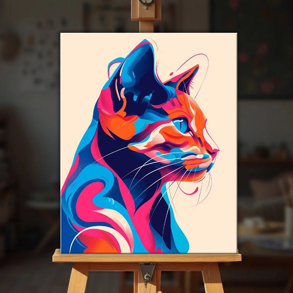 Musa de bigotes coloridos