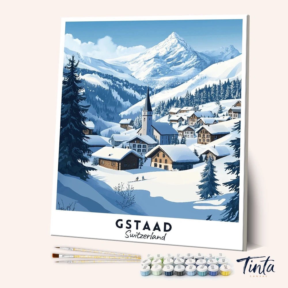 Gstaad - Póster de viaje
