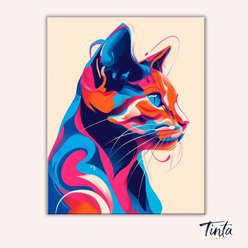 Musa de bigotes coloridos