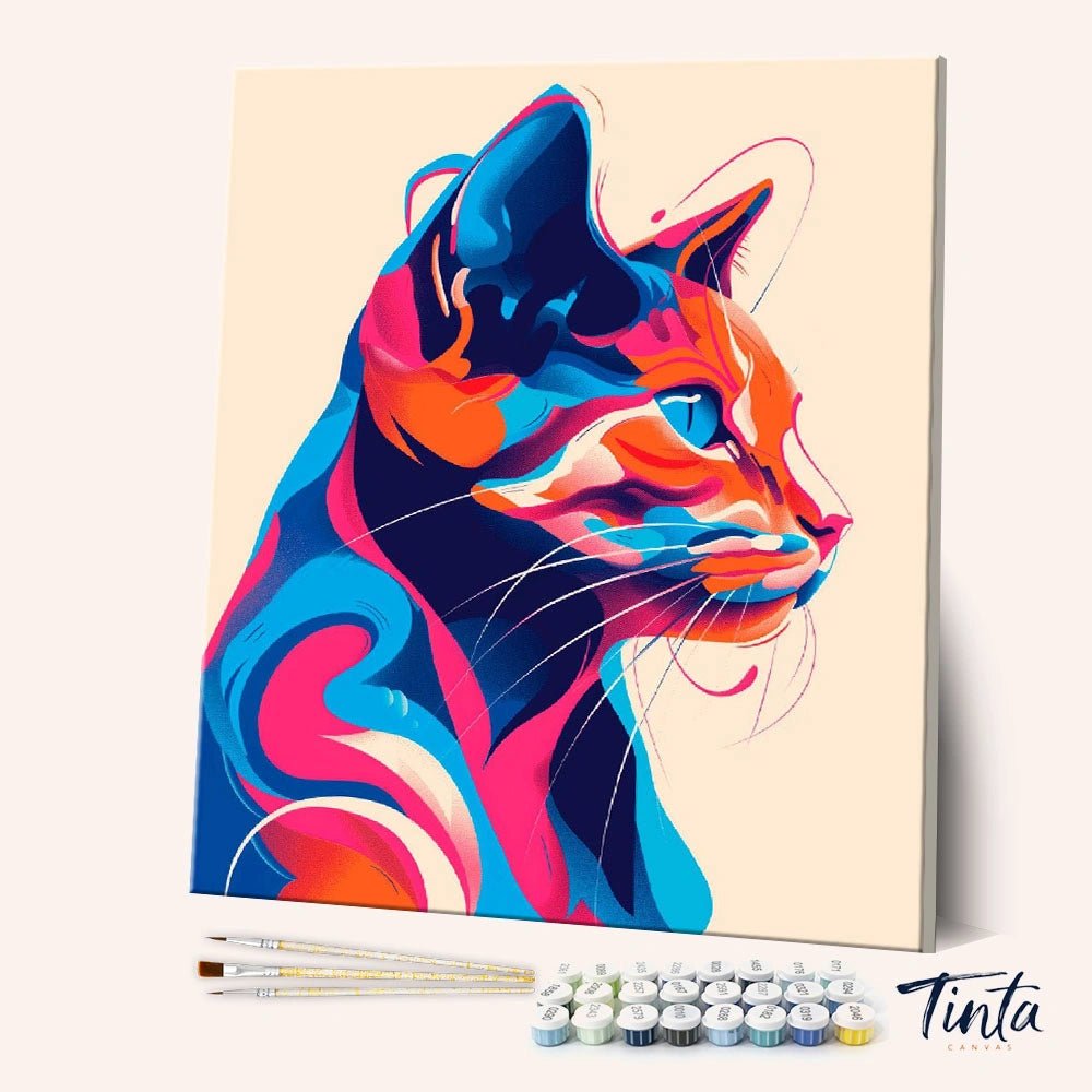 Musa de bigotes coloridos