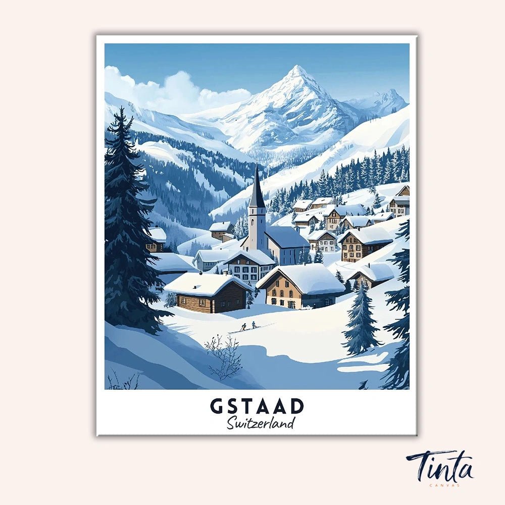 Gstaad - Póster de viaje