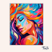 Colorful Inner Calm paint by numbers kit