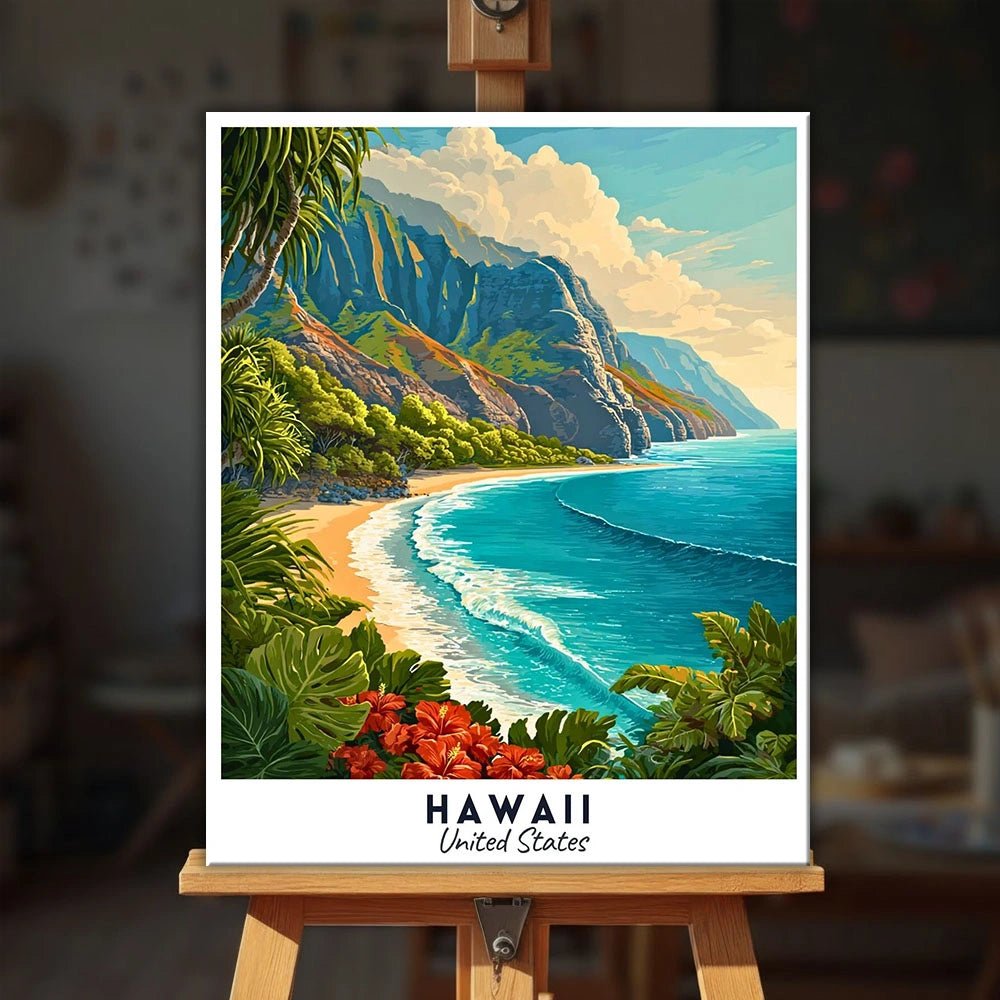 Hawái - Póster de viaje