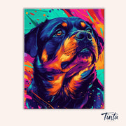 Bold Bark paint by numbers kit