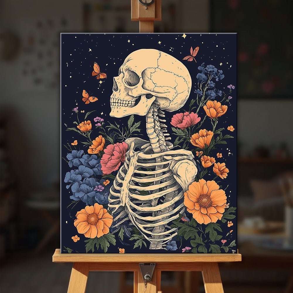 Floral Guardian paint by numbers kit