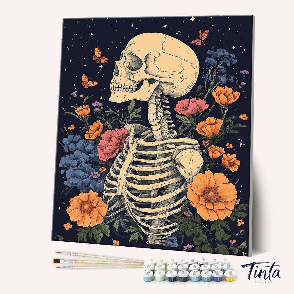 Floral Guardian paint by numbers kit