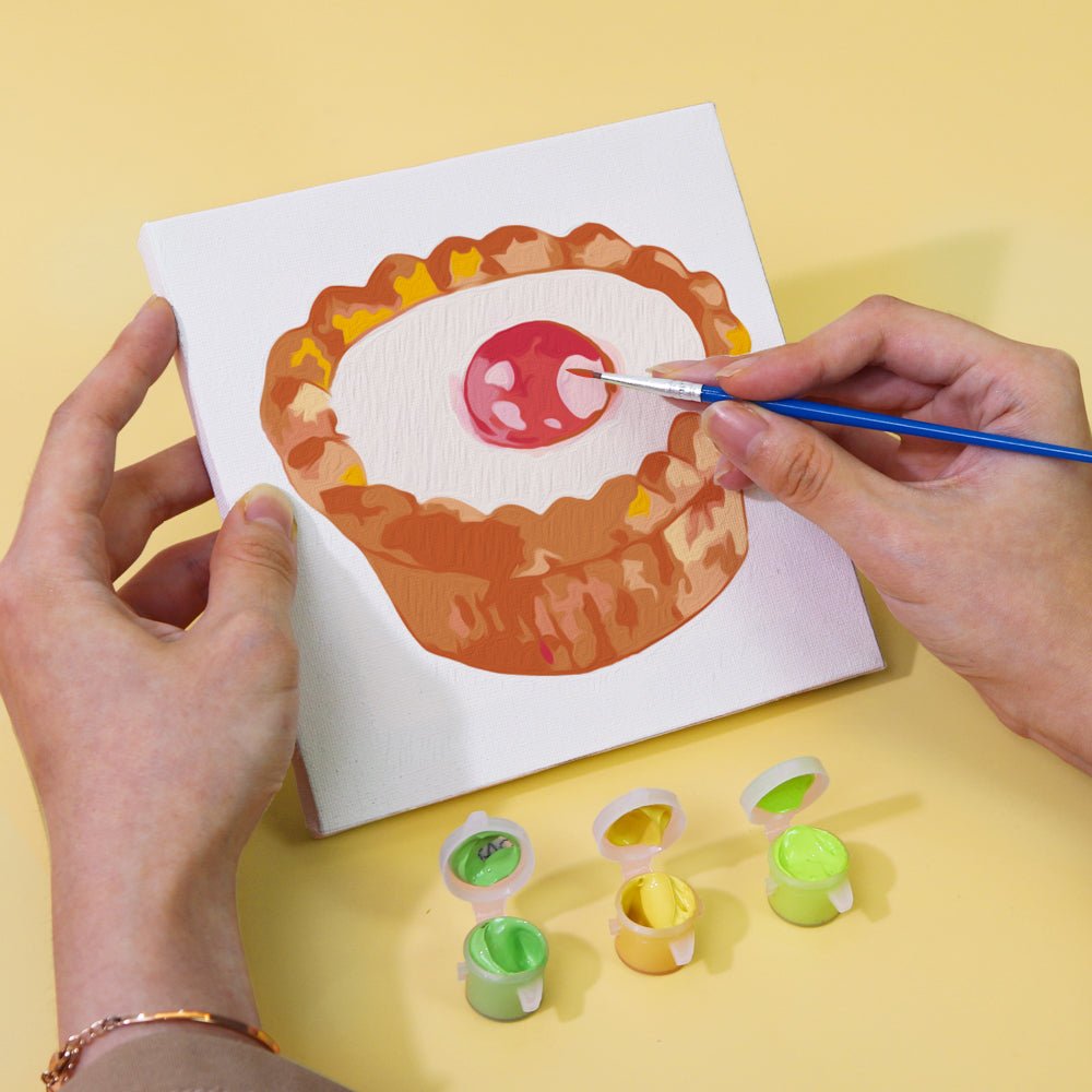 Sweet Treat Delights - Mini Paint by Numbers Kit (6 Pieces)