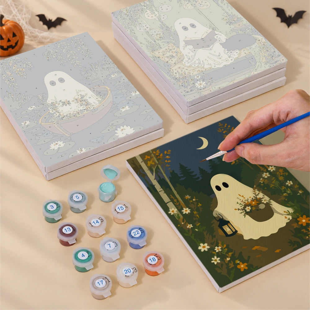 Ghostly Garden - Mini Paint by Numbers (6 Pieces)