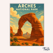 Arches National Park paint by numbers kit